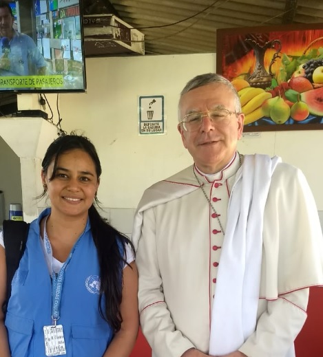 COLOMBIA El Nuncio Apostólico Luis Mariano Montemayor, visitó un
